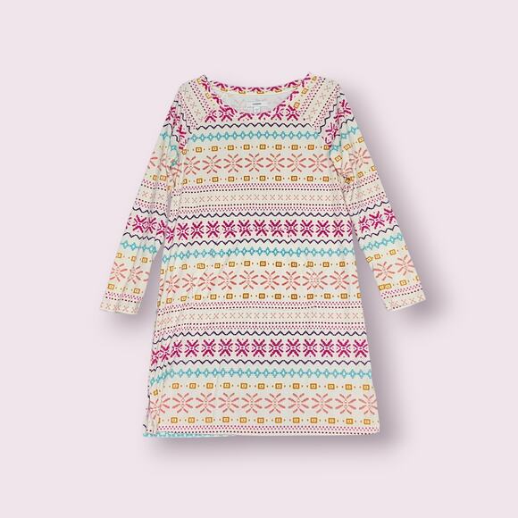 Sonoma Velour Nightgown Sleepshirt Soft Comfy Cozy Warm Small Multicolored - Picture 1 of 5